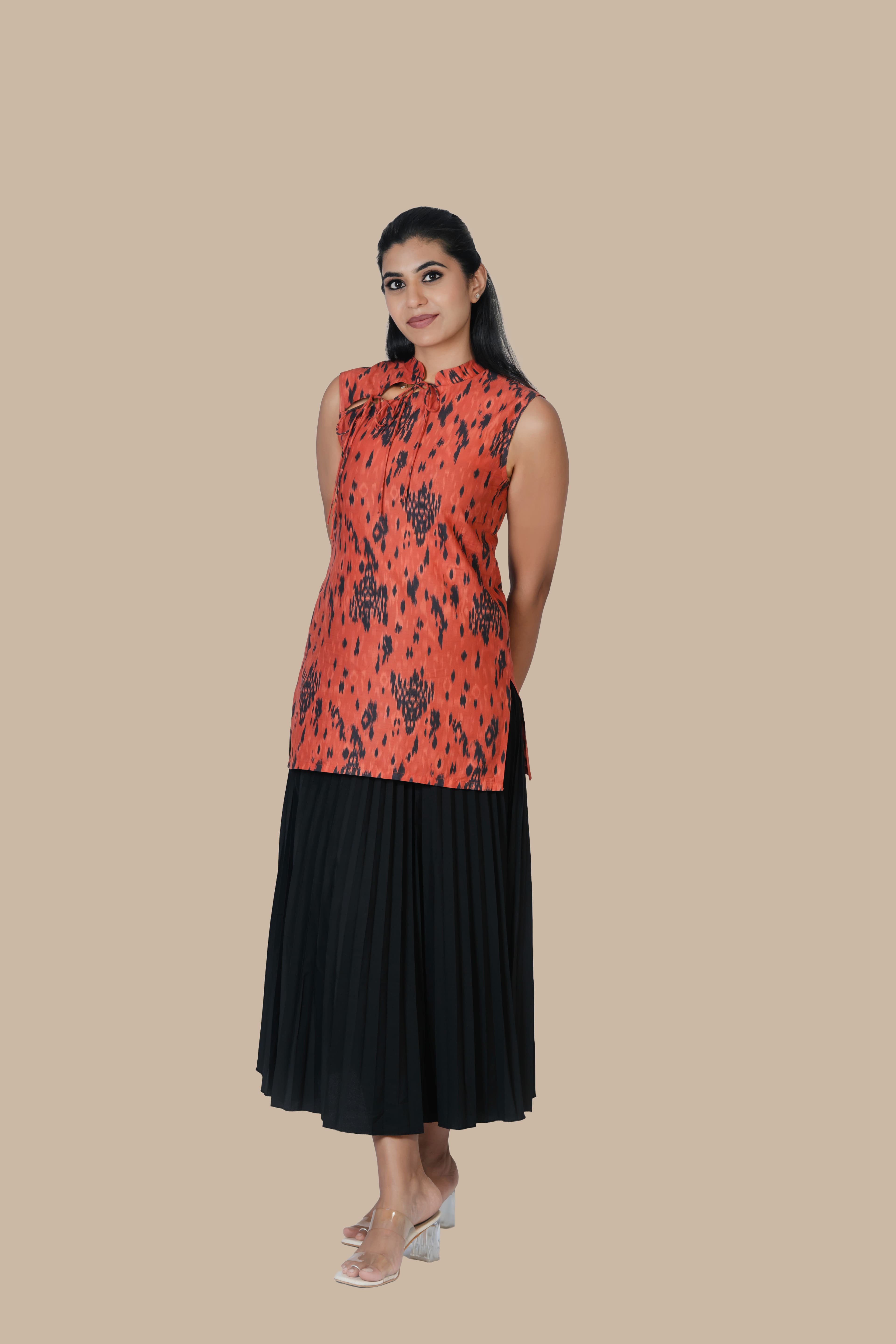 Rustic Tie Neck Top