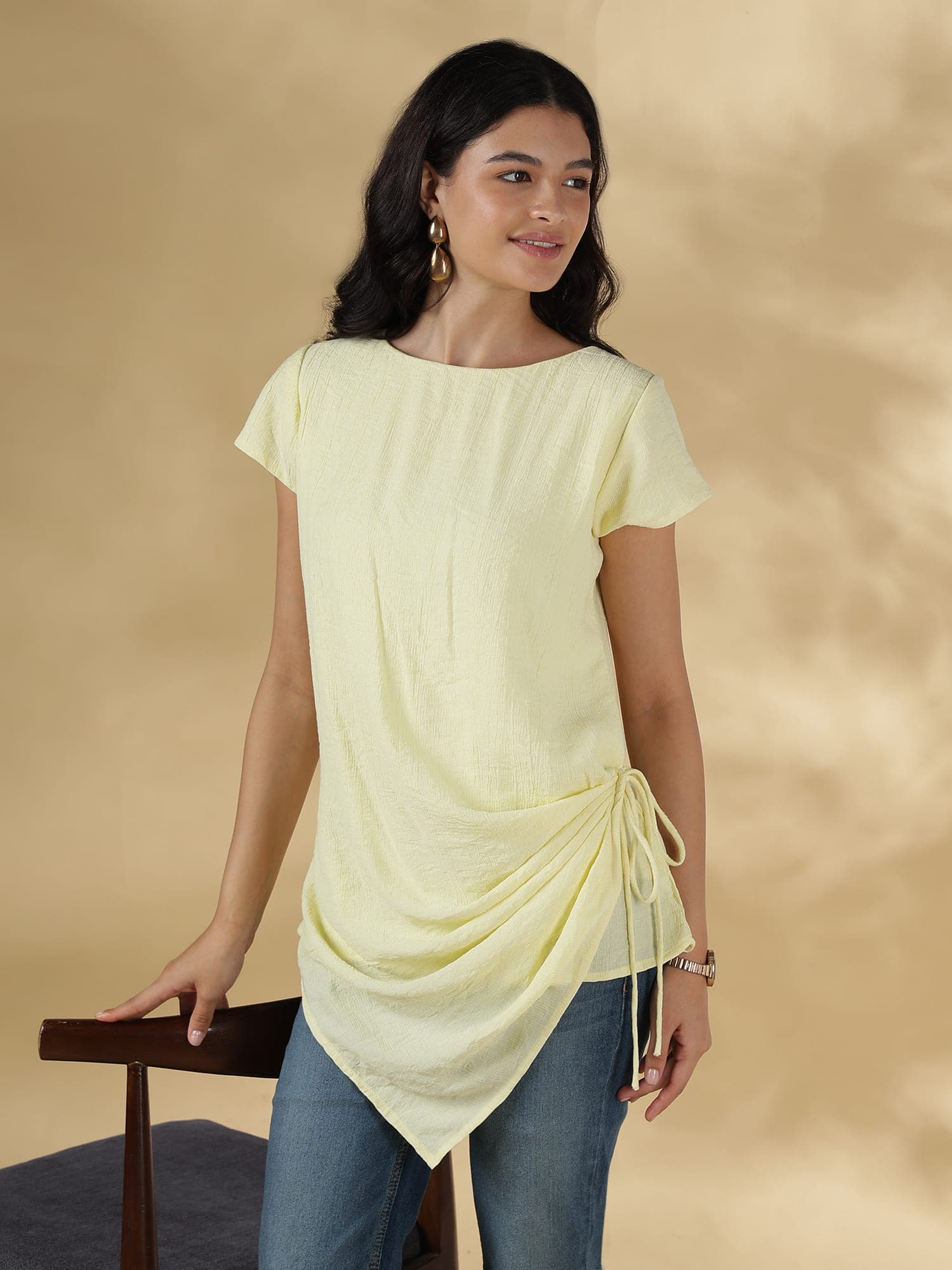 Sunny Drape Top